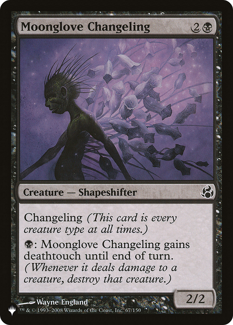 Moonglove Changeling [The List Reprints] | Boutique FDB TCG