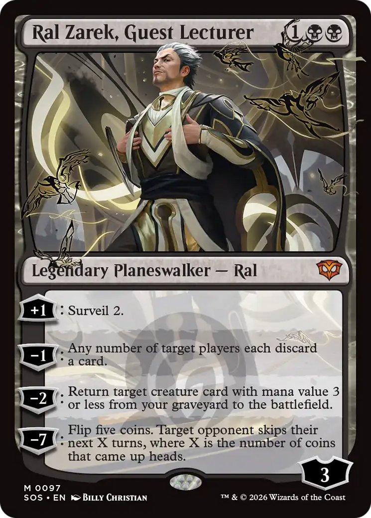 Ral Zarek, Guest Lecturer [Secrets of Strixhaven] | Boutique FDB TCG