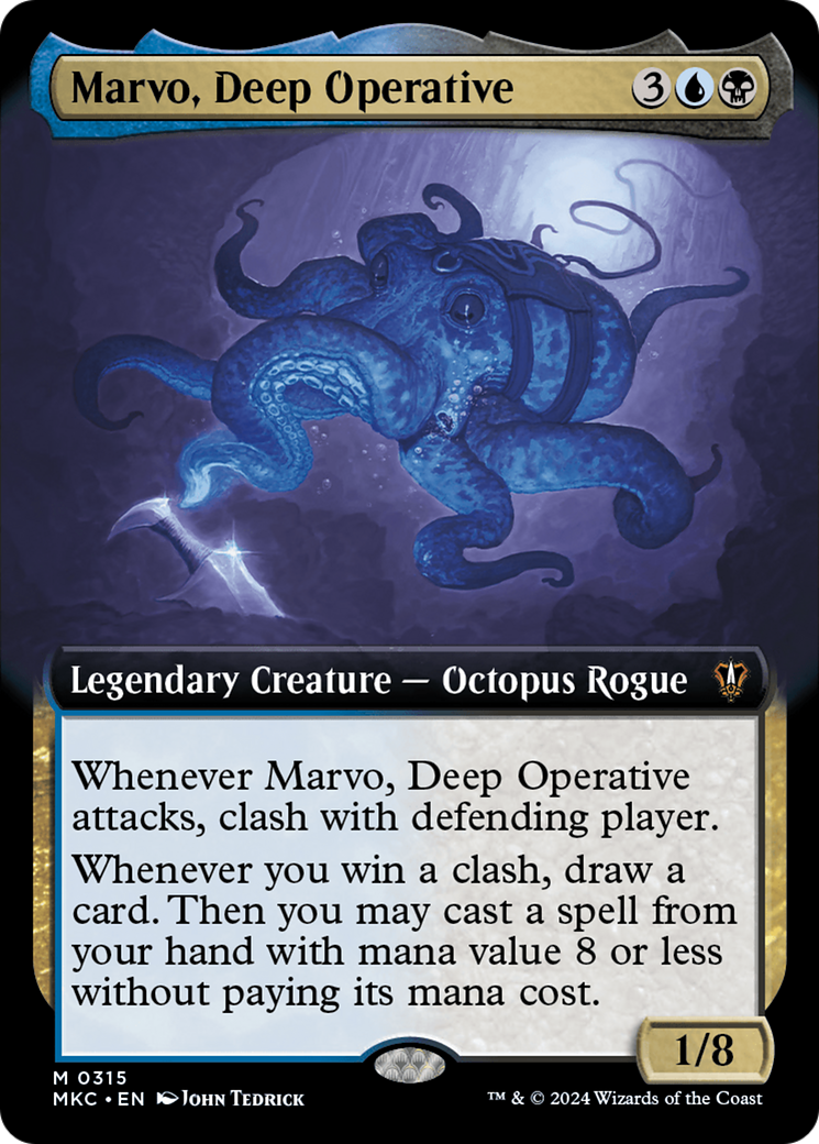 Marvo, Deep Operative (Extended Art) [Murders at Karlov Manor Commander] | Boutique FDB TCG