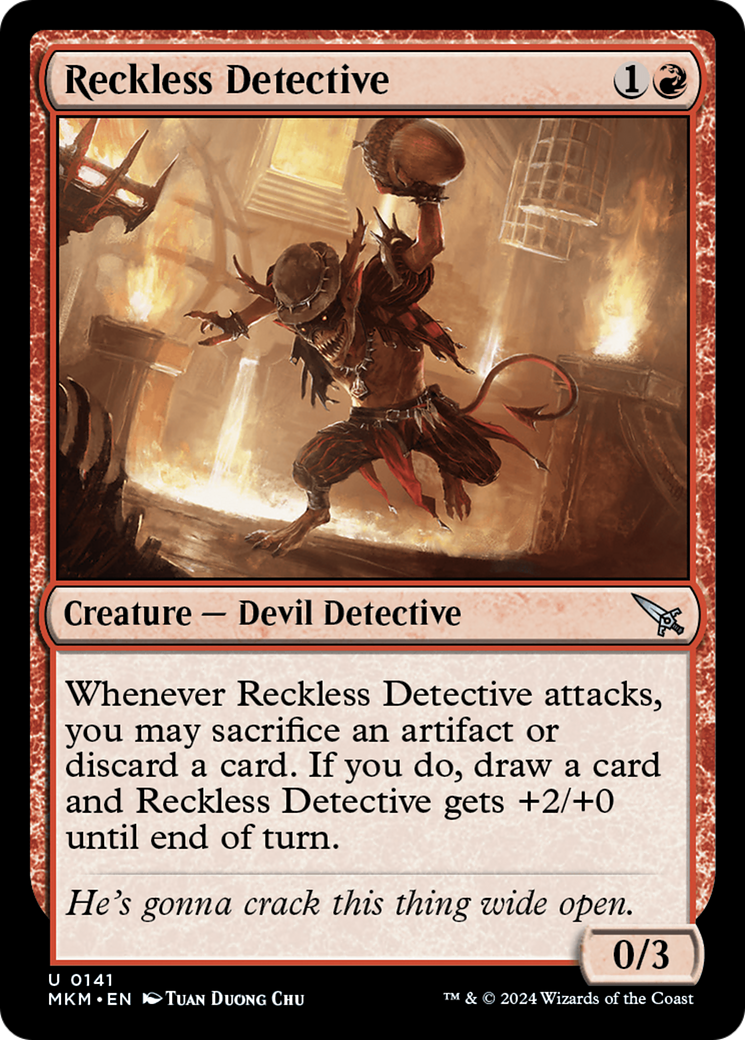 Reckless Detective [Murders at Karlov Manor] | Boutique FDB TCG