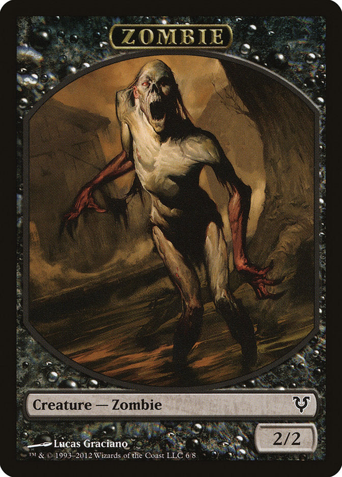 Zombie Token [Avacyn Restored Tokens] | Boutique FDB TCG