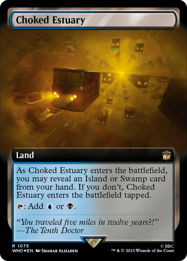Choked Estuary (Extended Art) (Surge Foil) [Doctor Who] | Boutique FDB TCG
