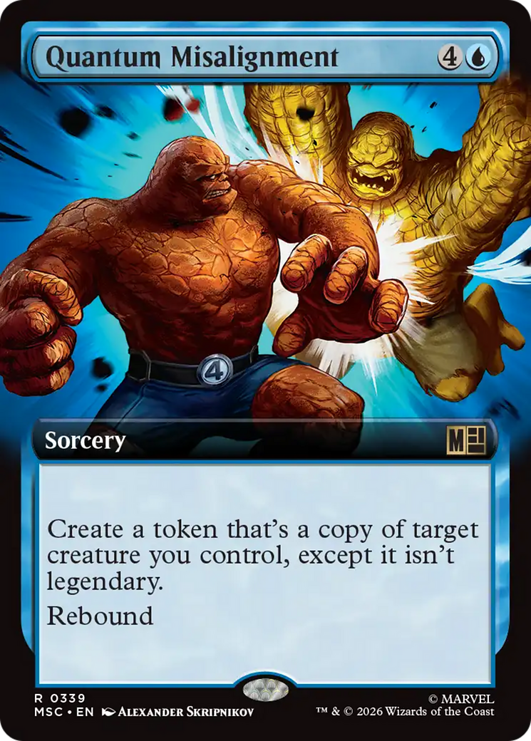 Quantum Misalignment (Extended Art) [Marvel Super Heroes Commander] | Boutique FDB TCG