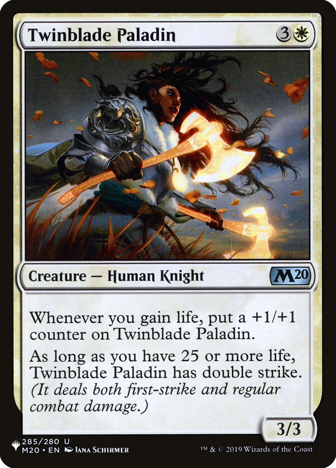 Twinblade Paladin [The List] | Boutique FDB TCG