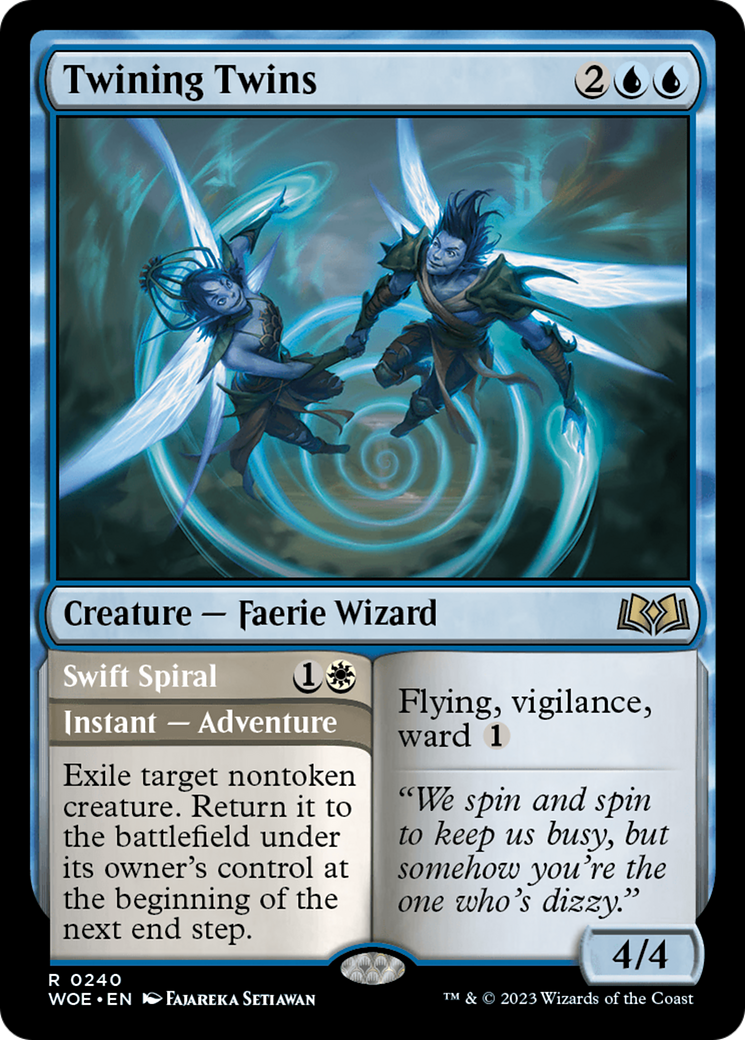 Twining Twins // Swift Spiral [Wilds of Eldraine] | Boutique FDB TCG