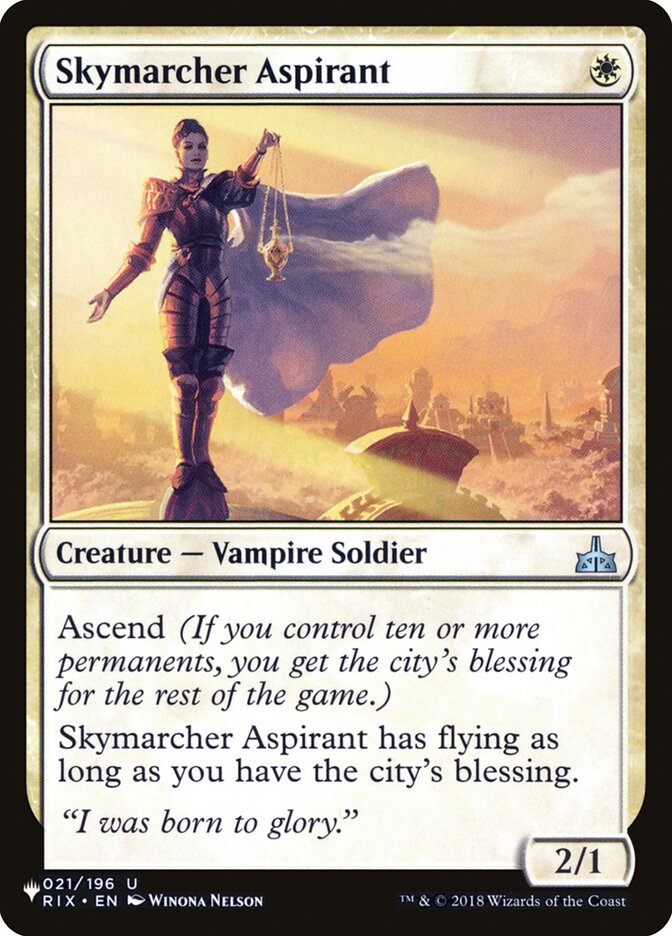 Skymarcher Aspirant [The List] | Boutique FDB TCG