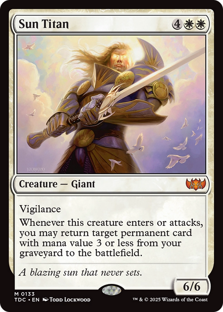 Sun Titan [Tarkir: Dragonstorm Commander] | Boutique FDB TCG