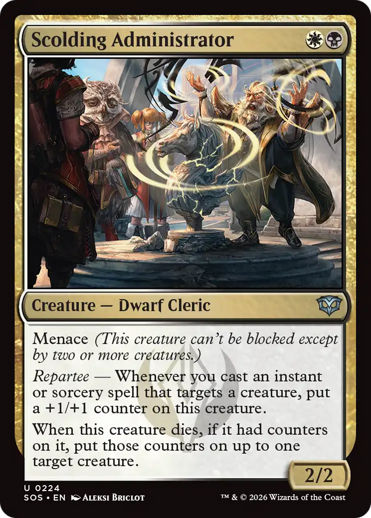 Scolding Administrator [Secrets of Strixhaven] | Boutique FDB TCG