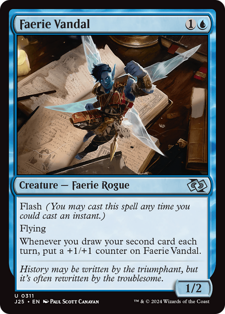 Faerie Vandal [Foundations Jumpstart] | Boutique FDB TCG