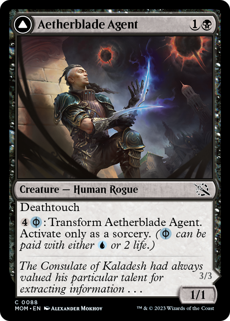 Aetherblade Agent // Gitaxian Mindstinger [March of the Machine] | Boutique FDB TCG