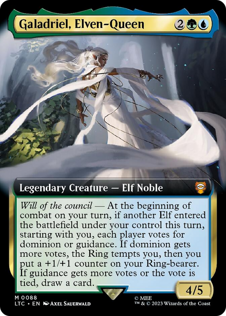 Galadriel, Elven-Queen (Extended Art) [The Lord of the Rings: Tales of Middle-Earth Commander] | Boutique FDB TCG