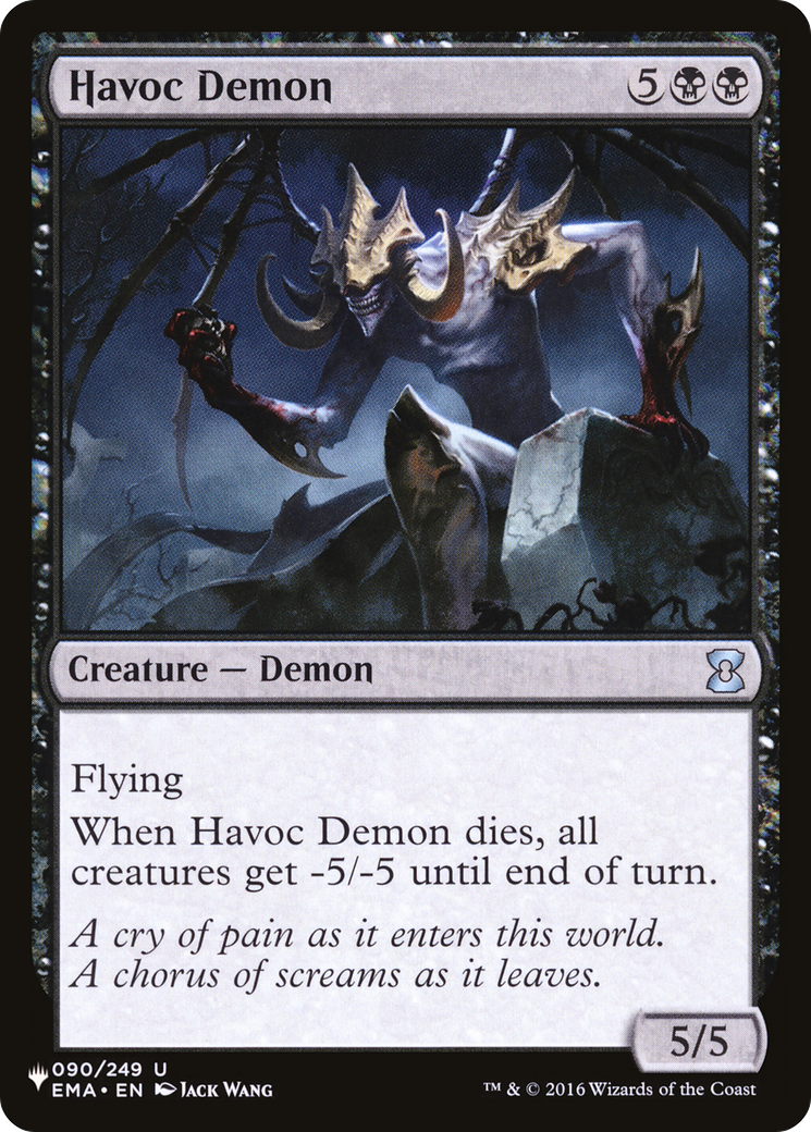 Havoc Demon [The List Reprints] | Boutique FDB TCG