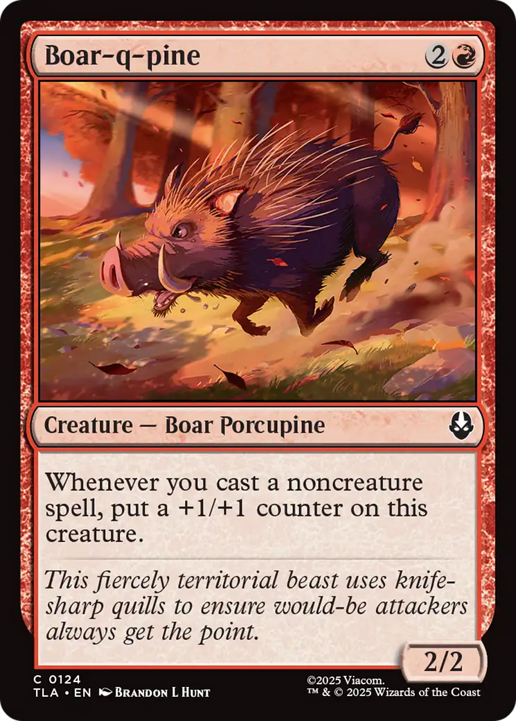 Boar-q-pine [Avatar: The Last Airbender] | Boutique FDB TCG