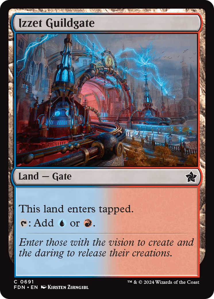 Izzet Guildgate [Foundations] | Boutique FDB TCG