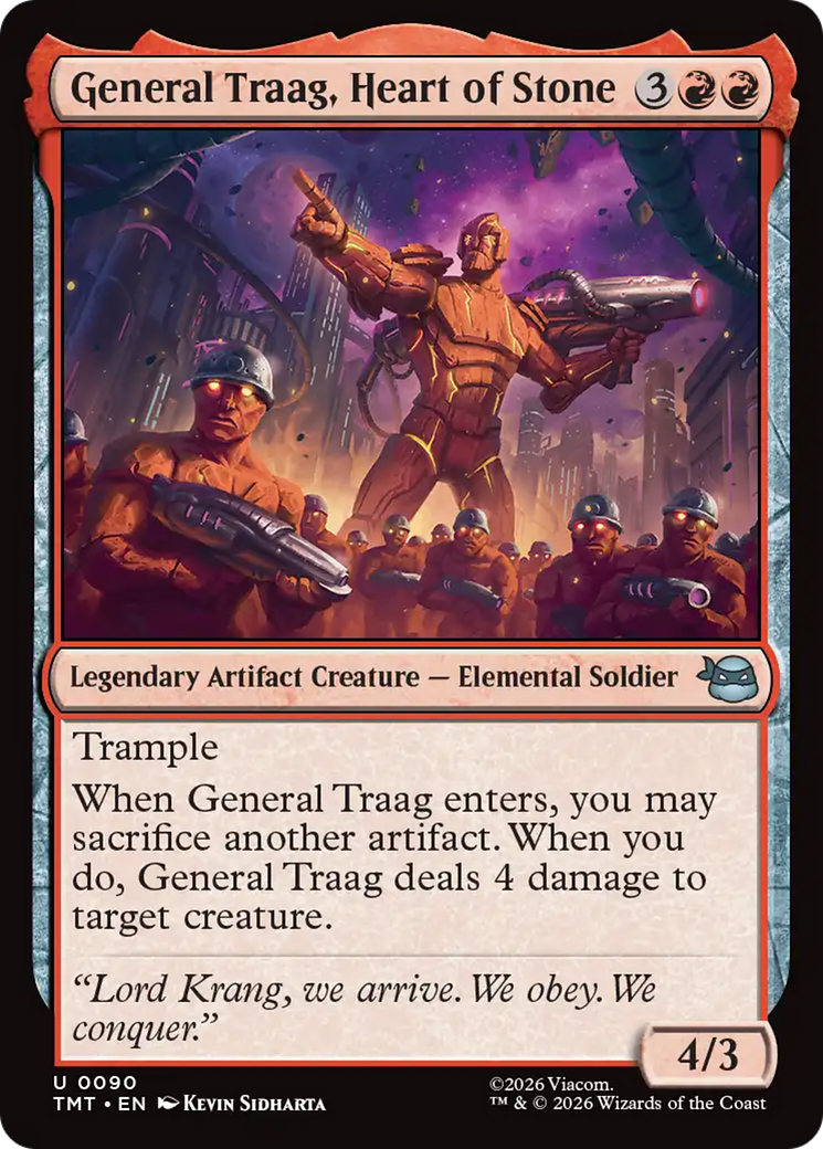 General Traag, Heart of Stone [Teenage Mutant Ninja Turtles] | Boutique FDB TCG
