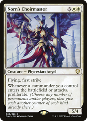 Norn's Choirmaster [Phyrexia: All Will Be One Commander] | Boutique FDB TCG