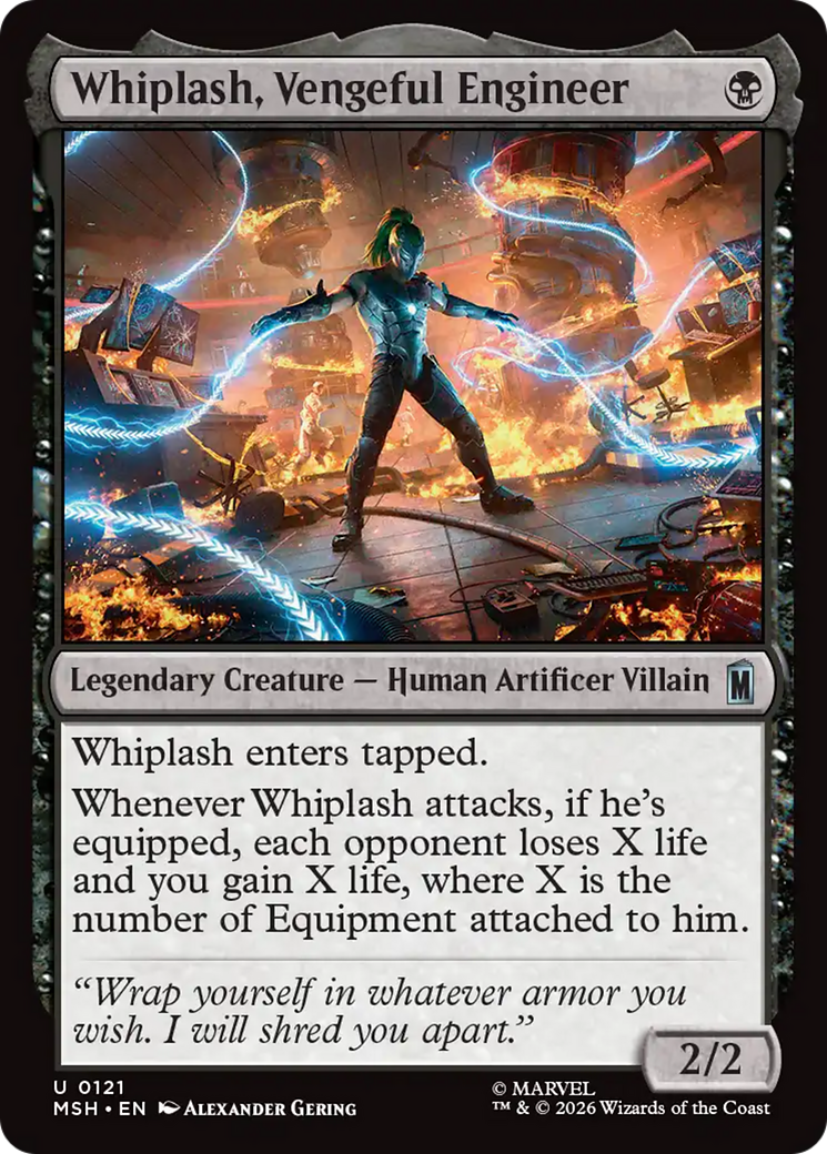 Whiplash, Vengeful Engineer [Marvel Super Heroes] | Boutique FDB TCG