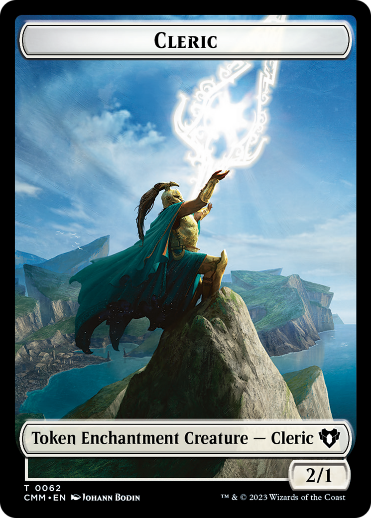 Elf Warrior // Cleric Double-Sided Token [Commander Masters Tokens] | Boutique FDB TCG