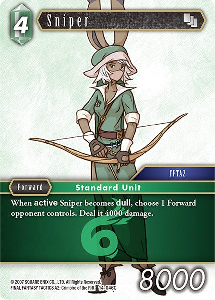 Sniper [Opus XIV: Crystal Abyss] | Boutique FDB TCG