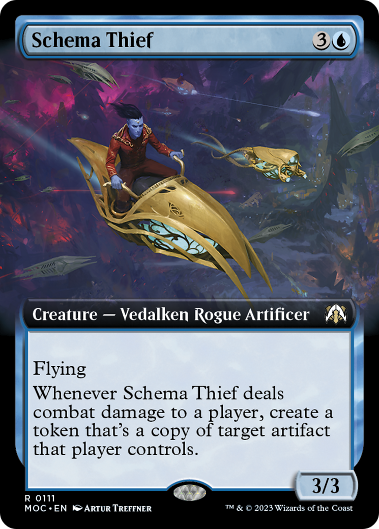 Schema Thief (Extended Art) [March of the Machine Commander] | Boutique FDB TCG