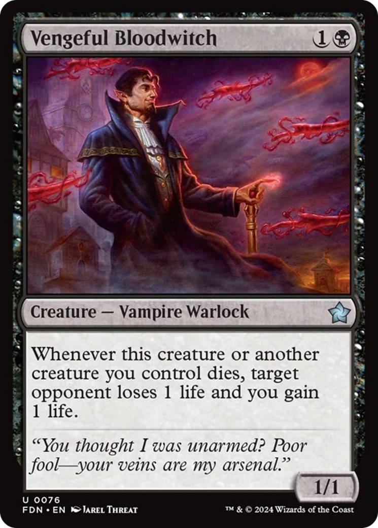 Vengeful Bloodwitch [Foundations] | Boutique FDB TCG