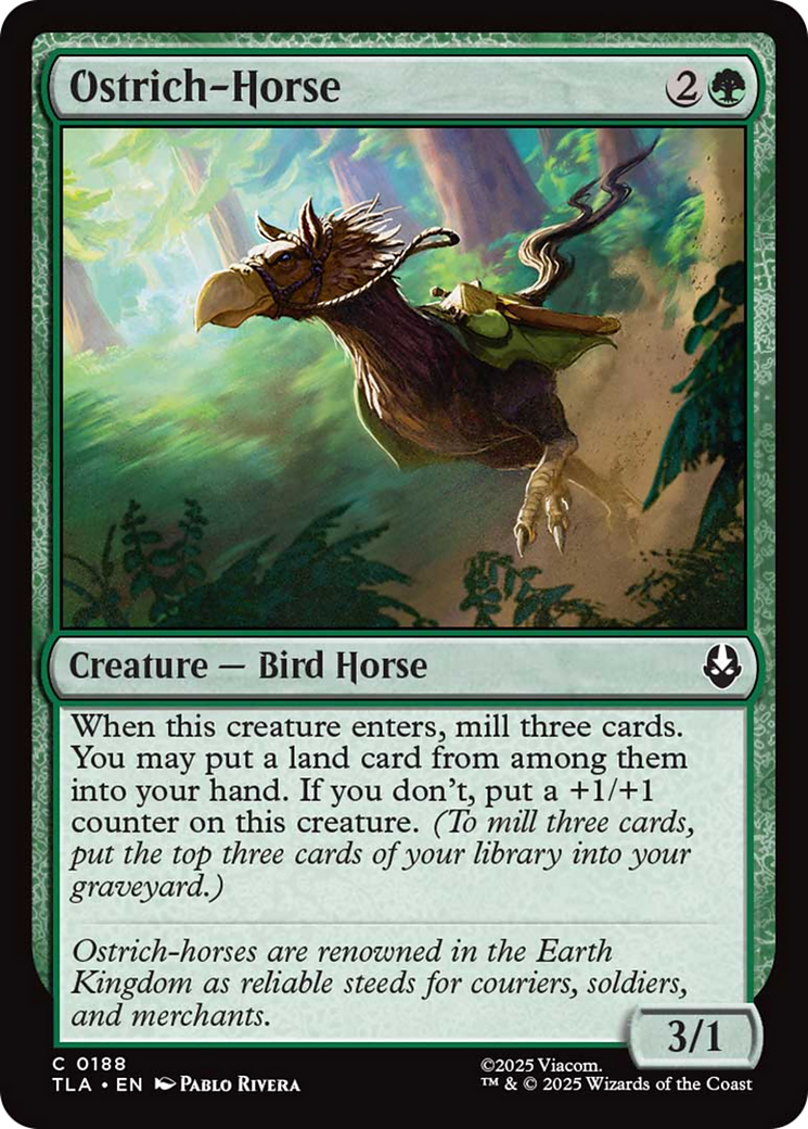 Ostrich-Horse [Avatar: The Last Airbender] | Boutique FDB TCG