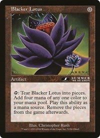 Blacker Lotus (Oversized) [Oversize Cards] | Boutique FDB TCG