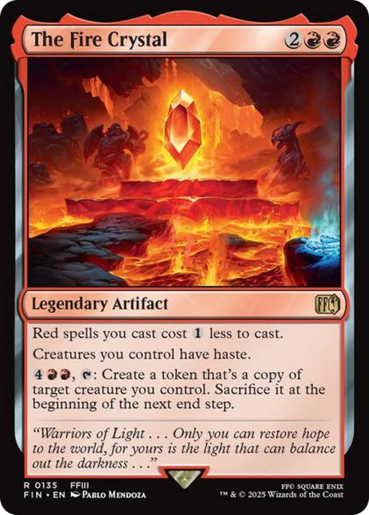 The Fire Crystal [FINAL FANTASY] | Boutique FDB TCG