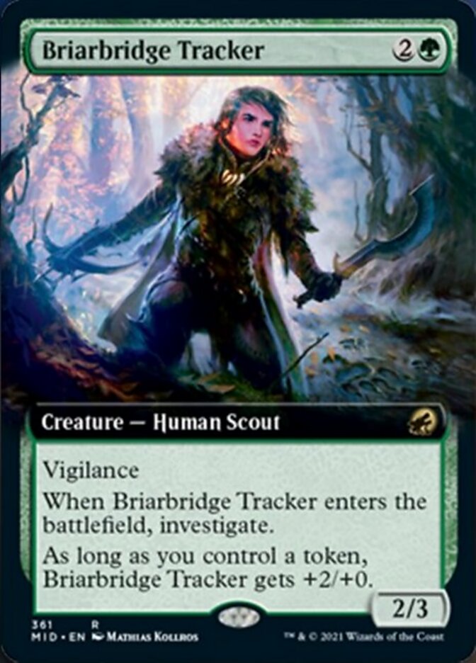 Briarbridge Tracker (Extended Art) [Innistrad: Midnight Hunt] | Boutique FDB TCG