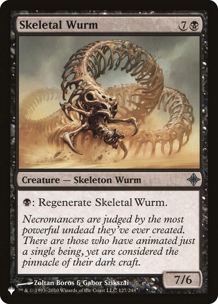 Skeletal Wurm [The List Reprints] | Boutique FDB TCG