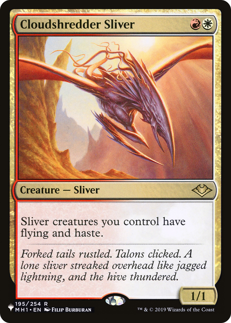 Cloudshredder Sliver (MH1) [The List] | Boutique FDB TCG