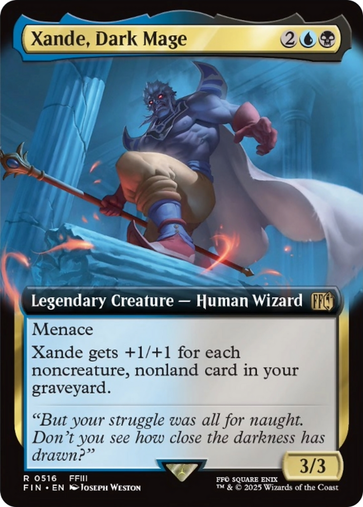 Xande, Dark Mage (Extended Art) [FINAL FANTASY] | Boutique FDB TCG