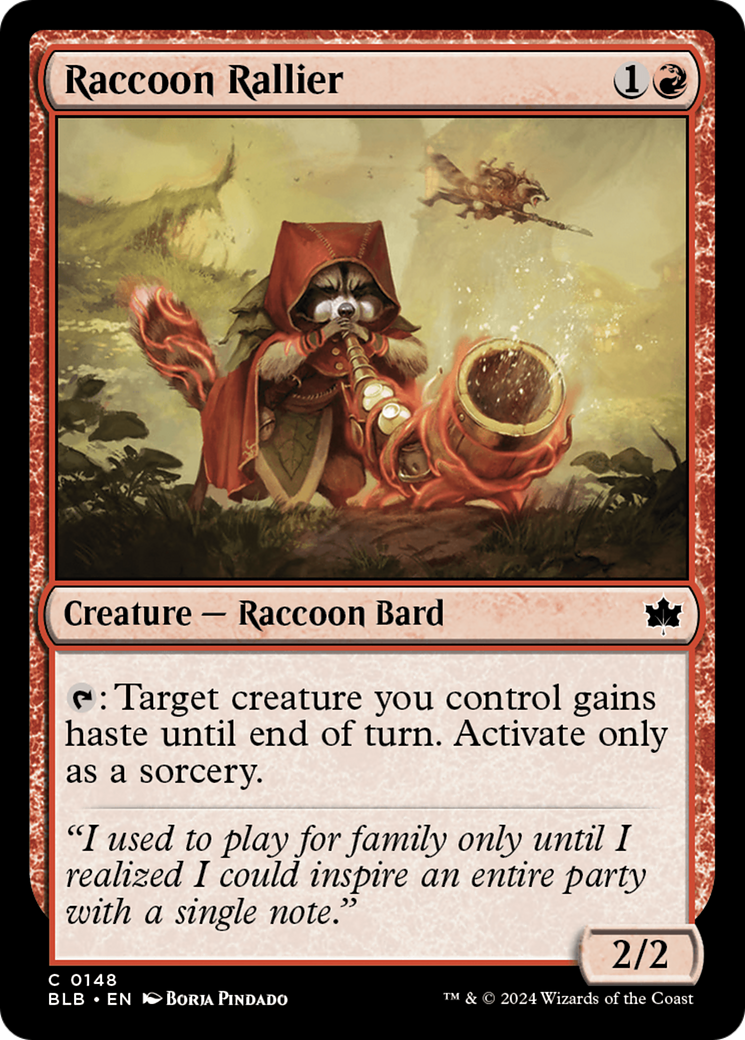 Raccoon Rallier [Bloomburrow] | Boutique FDB TCG