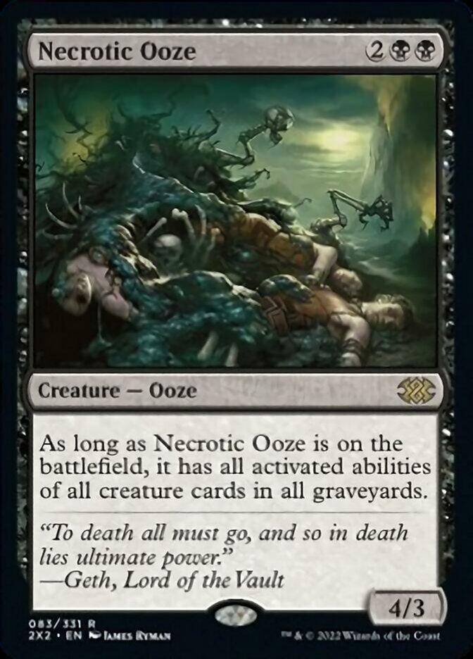 Necrotic Ooze [Double Masters 2022] | Boutique FDB TCG