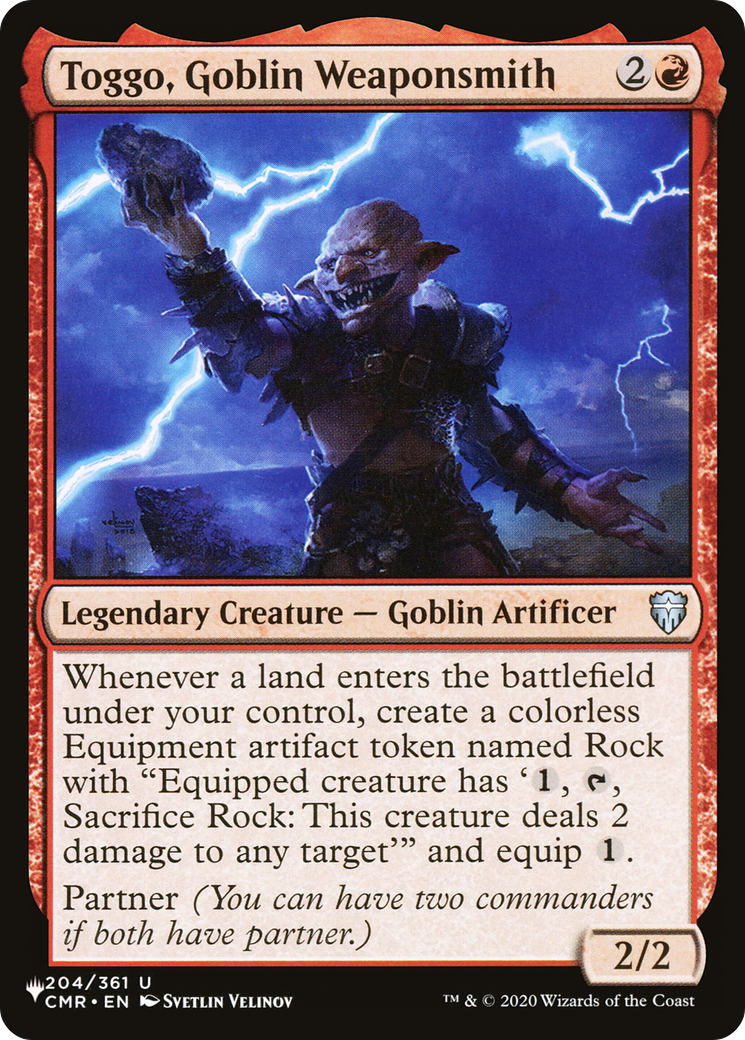 Toggo, Goblin Weaponsmith [The List] | Boutique FDB TCG