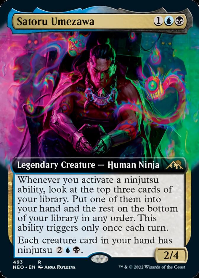 Satoru Umezawa (Extended Art) [Kamigawa: Neon Dynasty] | Boutique FDB TCG