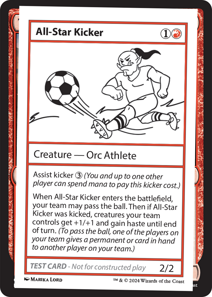 All-Star Kicker [Mystery Booster 2 Playtest Cards] | Boutique FDB TCG