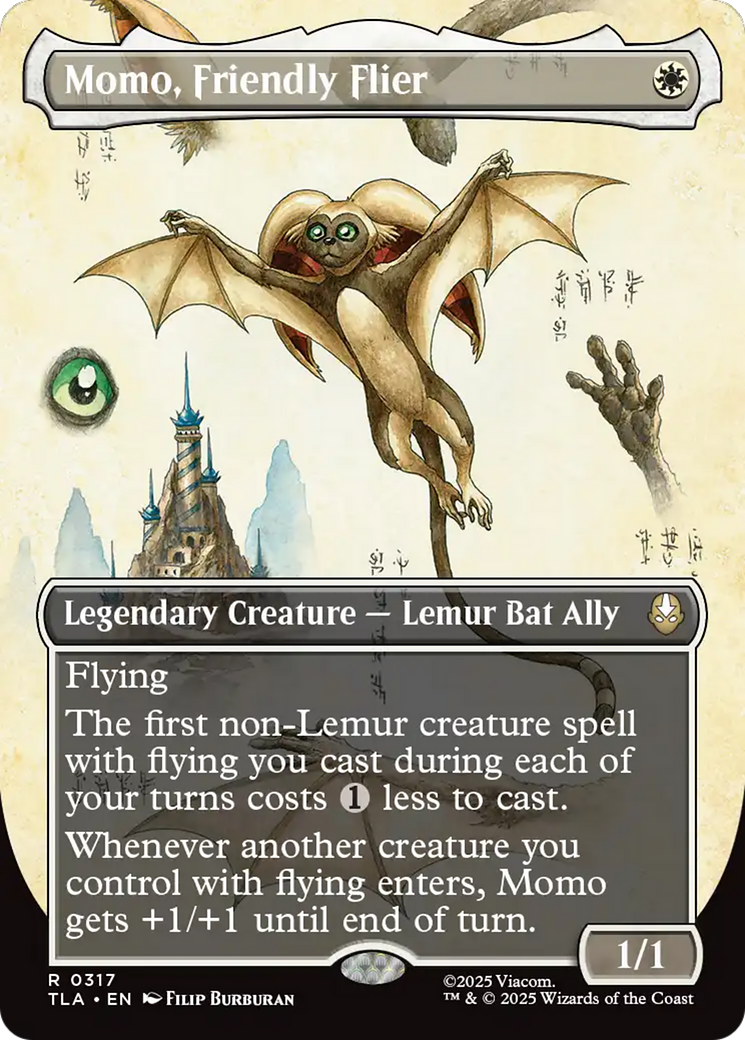 Momo, Friendly Flier (Borderless) [Avatar: The Last Airbender] | Boutique FDB TCG