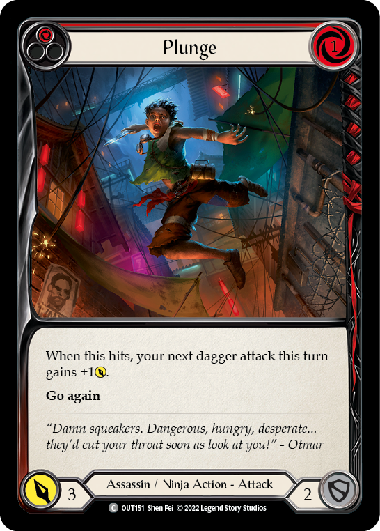 Plunge (Red) [OUT151] (Outsiders) | Boutique FDB TCG