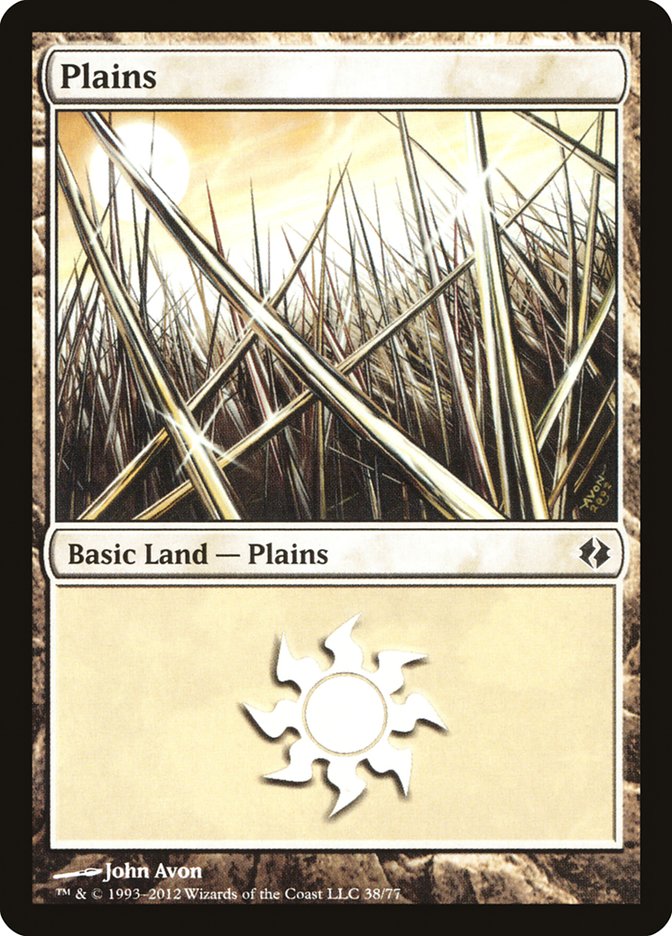 Plains (38) [Duel Decks: Venser vs. Koth] | Boutique FDB TCG