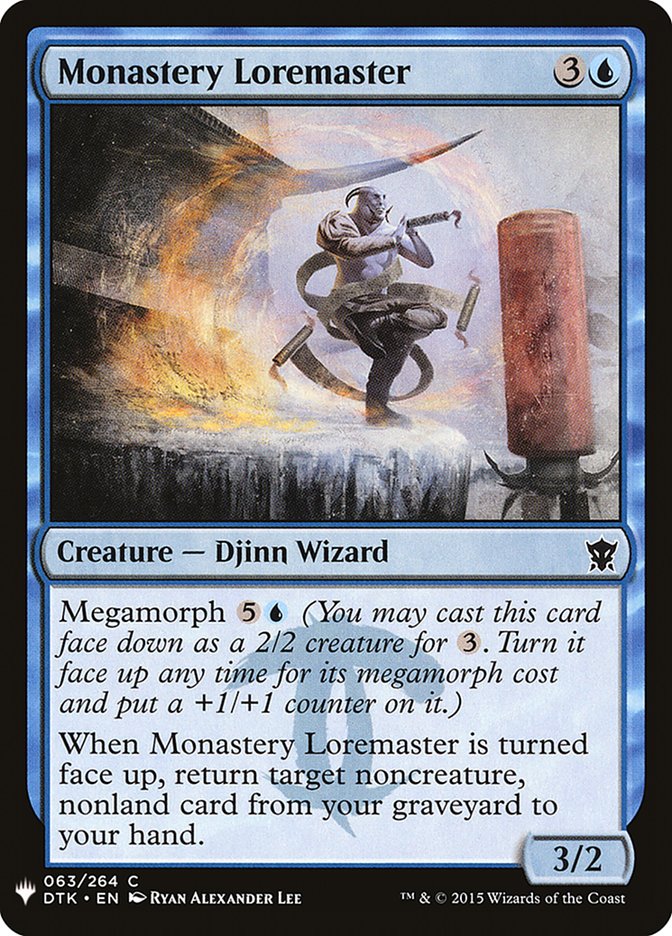 Monastery Loremaster [Mystery Booster] | Boutique FDB TCG