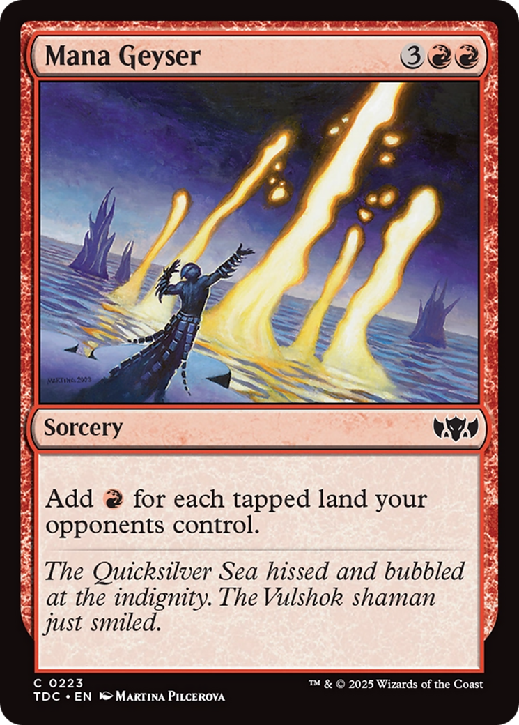 Mana Geyser [Tarkir: Dragonstorm Commander] | Boutique FDB TCG