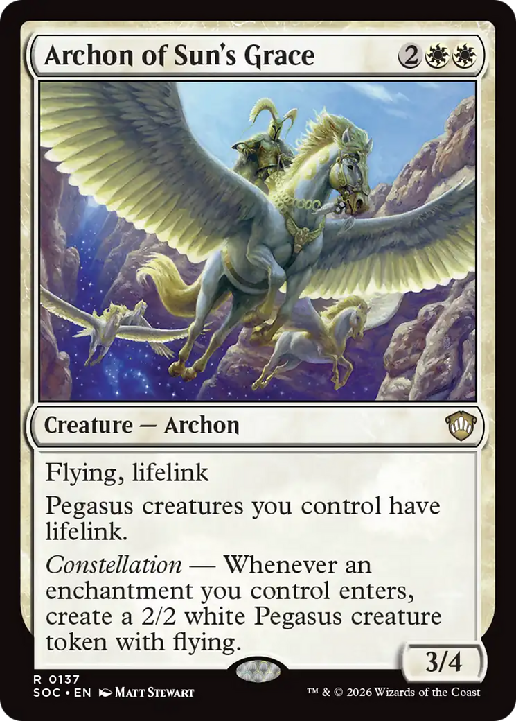 Archon of Sun's Grace [Secrets of Strixhaven Commander] | Boutique FDB TCG