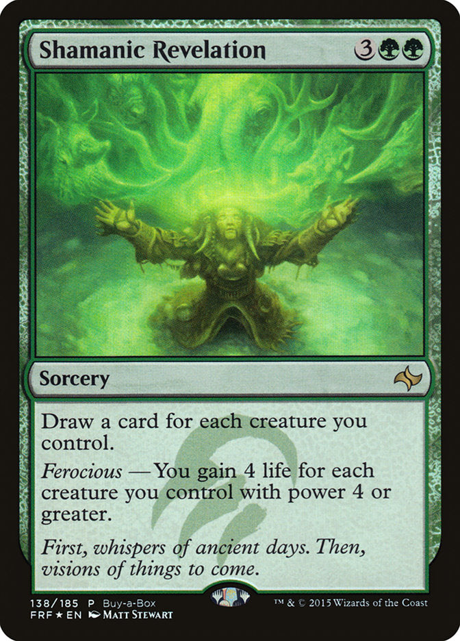 Shamanic Revelation (Buy-A-Box) [Fate Reforged Promos] | Boutique FDB TCG