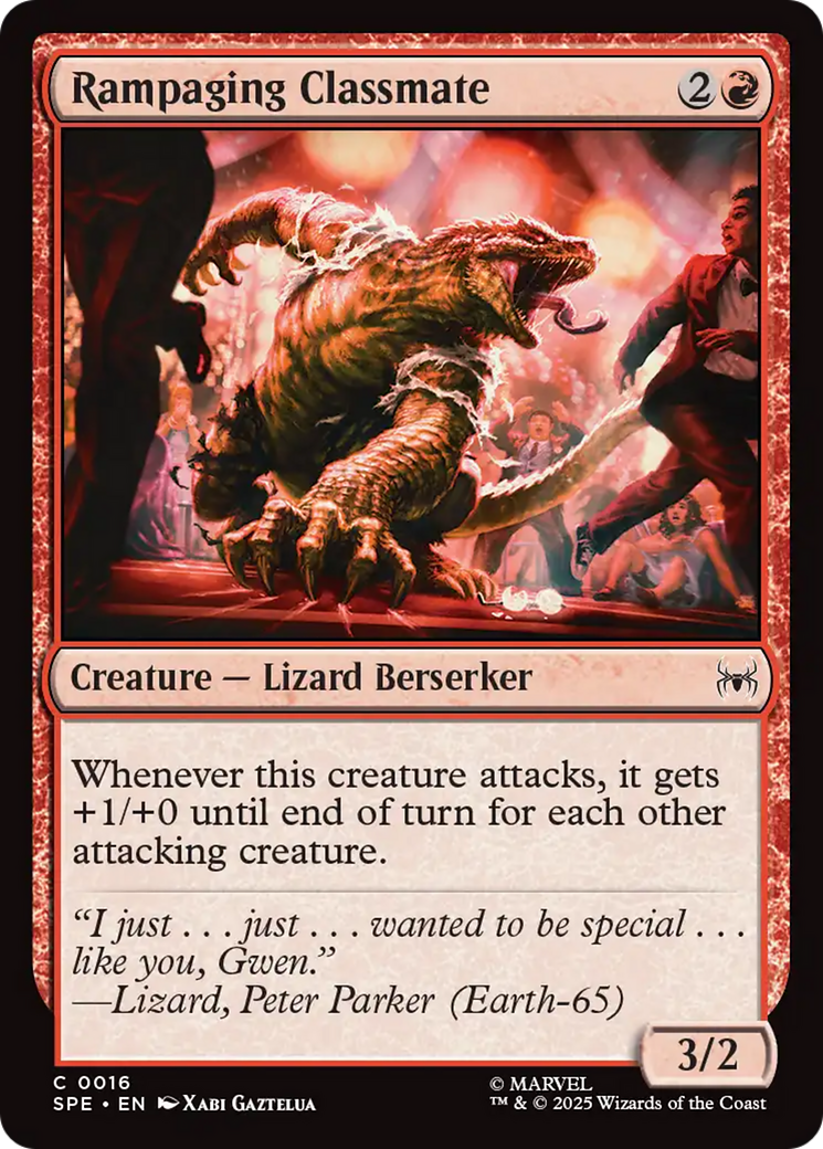 Rampaging Classmate [Marvel's Spider-Man: Eternal-Legal] | Boutique FDB TCG