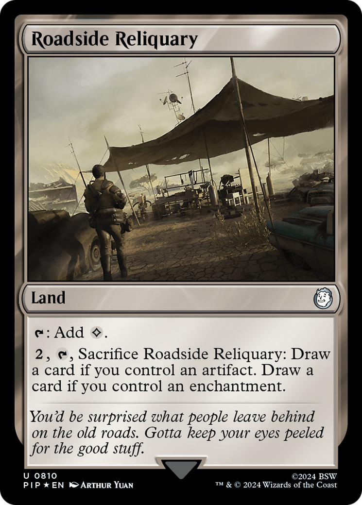 Roadside Reliquary (Surge Foil) [Fallout] | Boutique FDB TCG