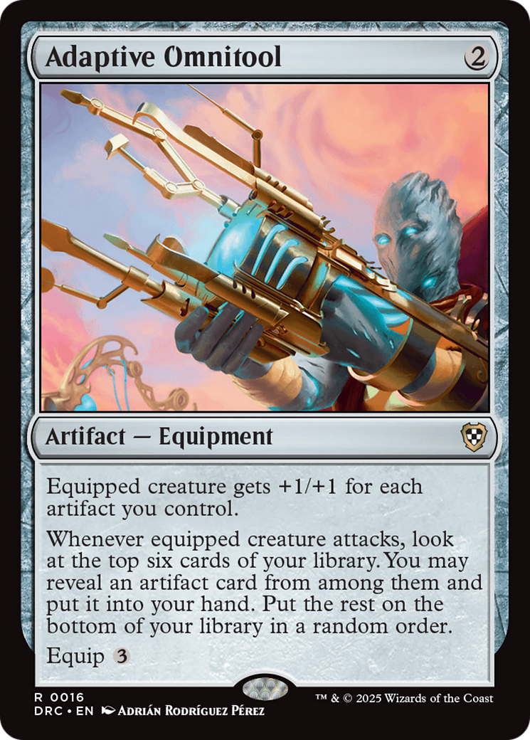 Adaptive Omnitool [Aetherdrift Commander] | Boutique FDB TCG