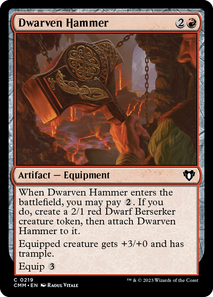 Dwarven Hammer [Commander Masters] | Boutique FDB TCG