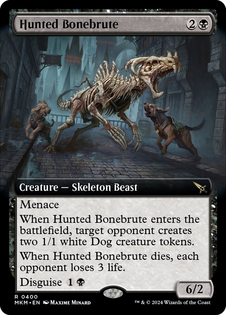 Hunted Bonebrute (Extended Art) [Murders at Karlov Manor] | Boutique FDB TCG