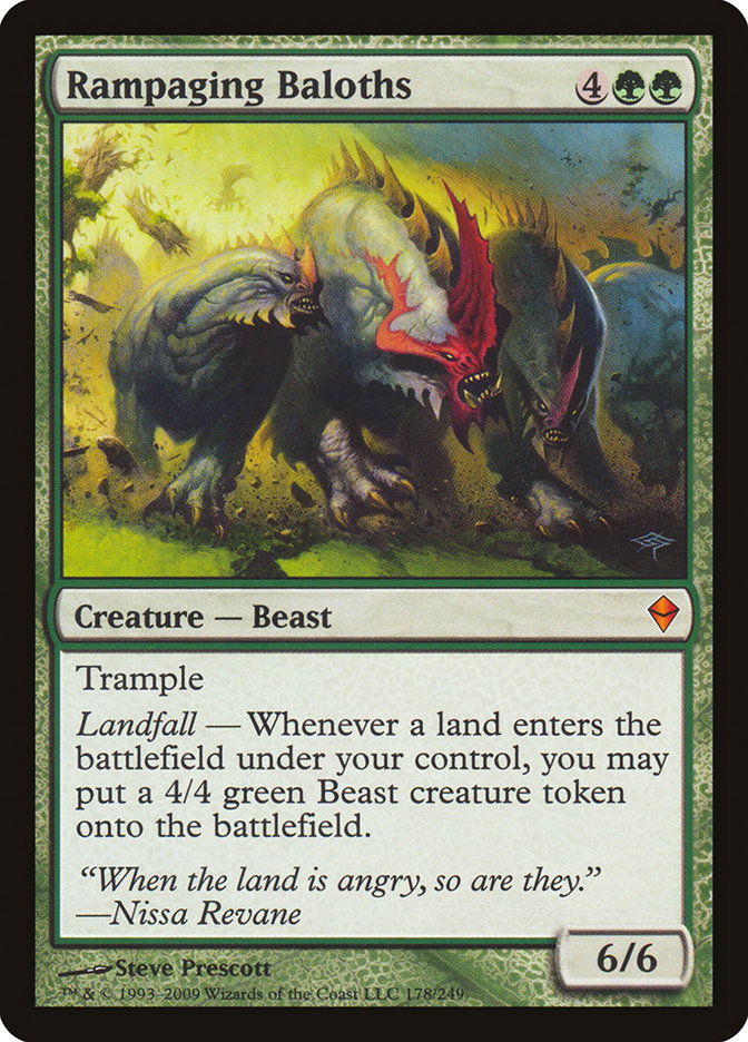 Rampaging Baloths (Oversized) [Oversize Cards] | Boutique FDB TCG